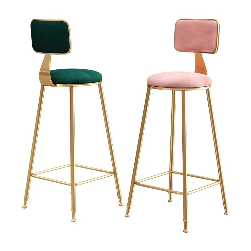 Luxury Golden Bar High Chair Stool