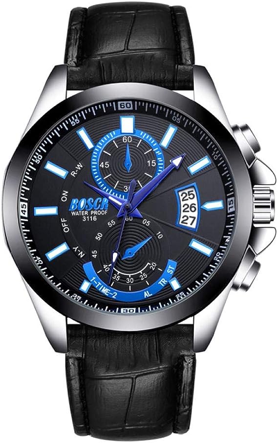 BOSCA Men's Watch Luminous Watch