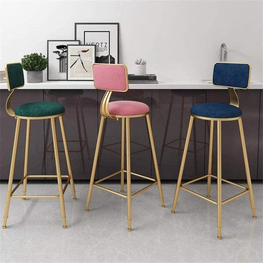 Luxury Golden Bar High Chair Stool