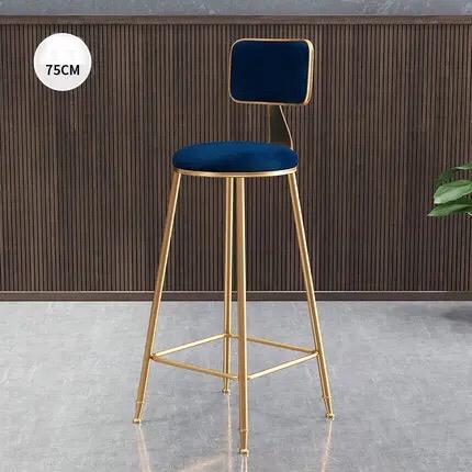 Luxury Golden Bar High Chair Stool