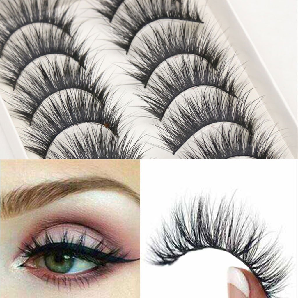 10 Pairs Artificial Eyelashes