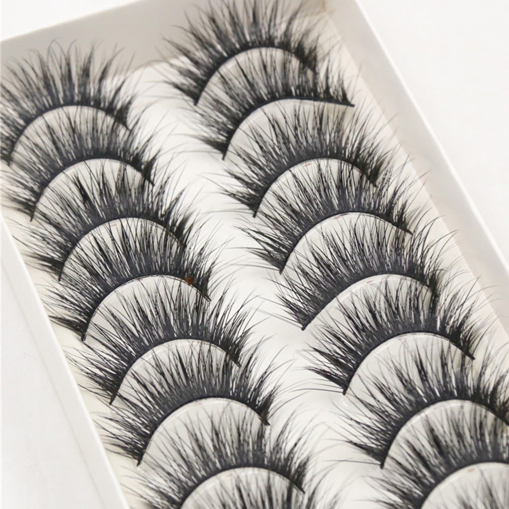 10 Pairs Artificial Eyelashes