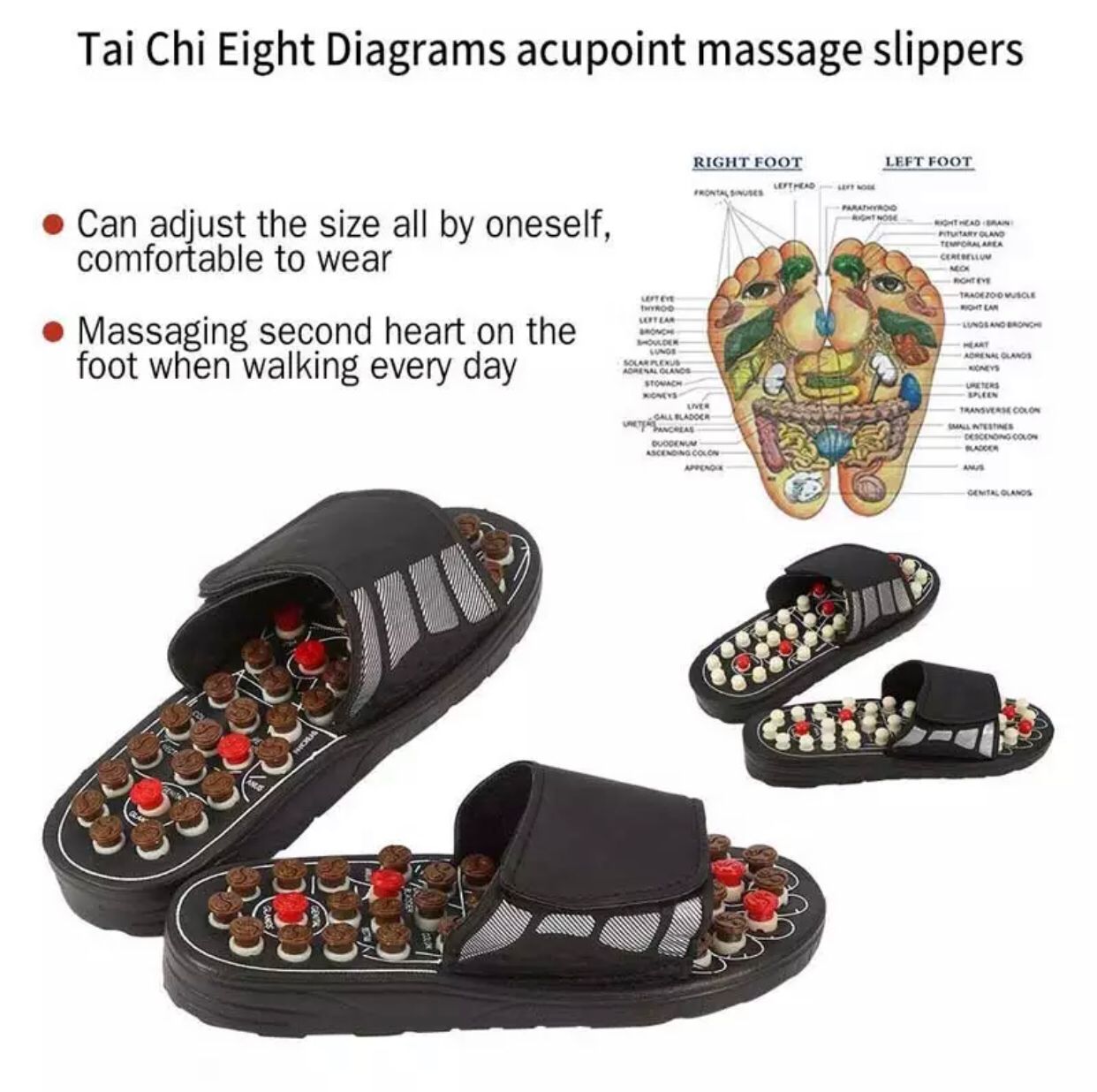 Foot Reflexology Acupuncture Therapy Massager Walk