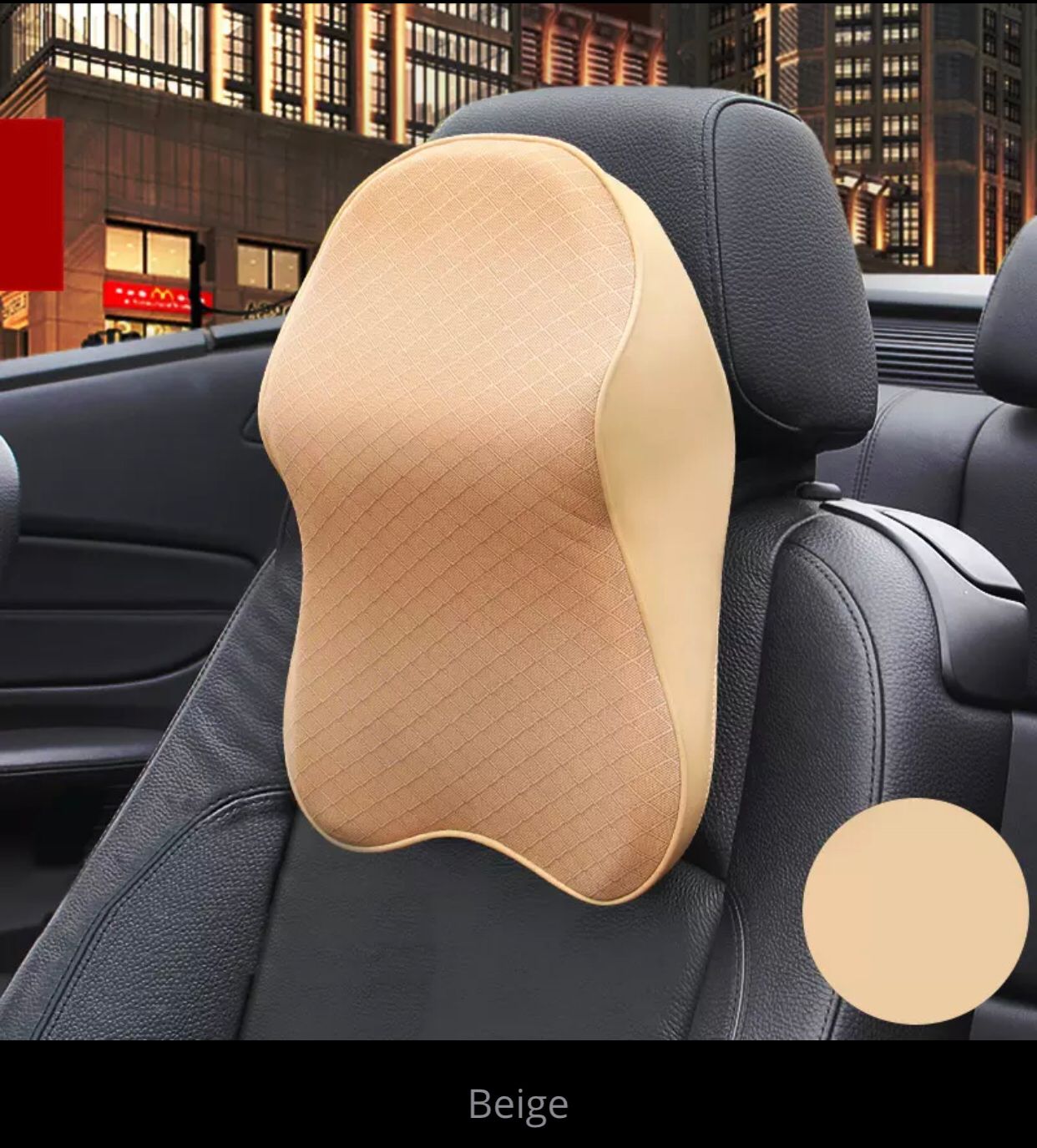 Car Seat Headrest Neck Rest Cushion