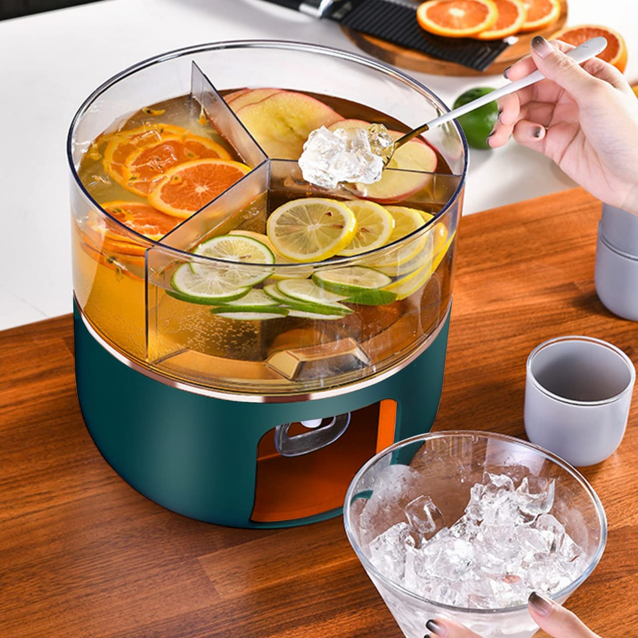 Rotating beverage dispenser