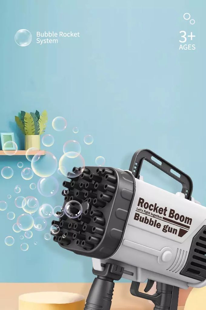 ROCKET LAUNCHER SHAPE BUBBLE MAKER