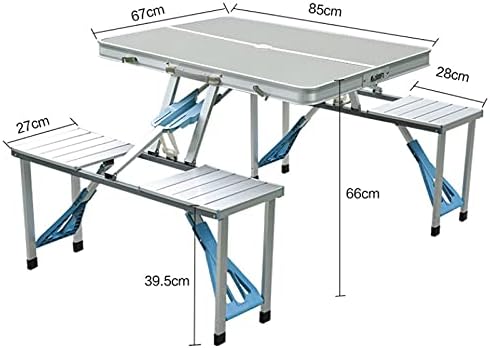 Aluminum Alloy Outdoor Folding Table Chair