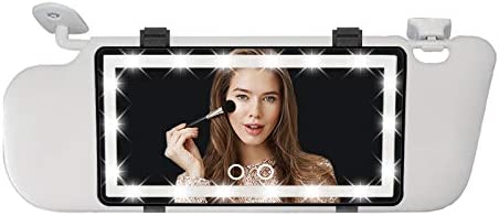 Car Visor Vanity Mirror with Led Lights