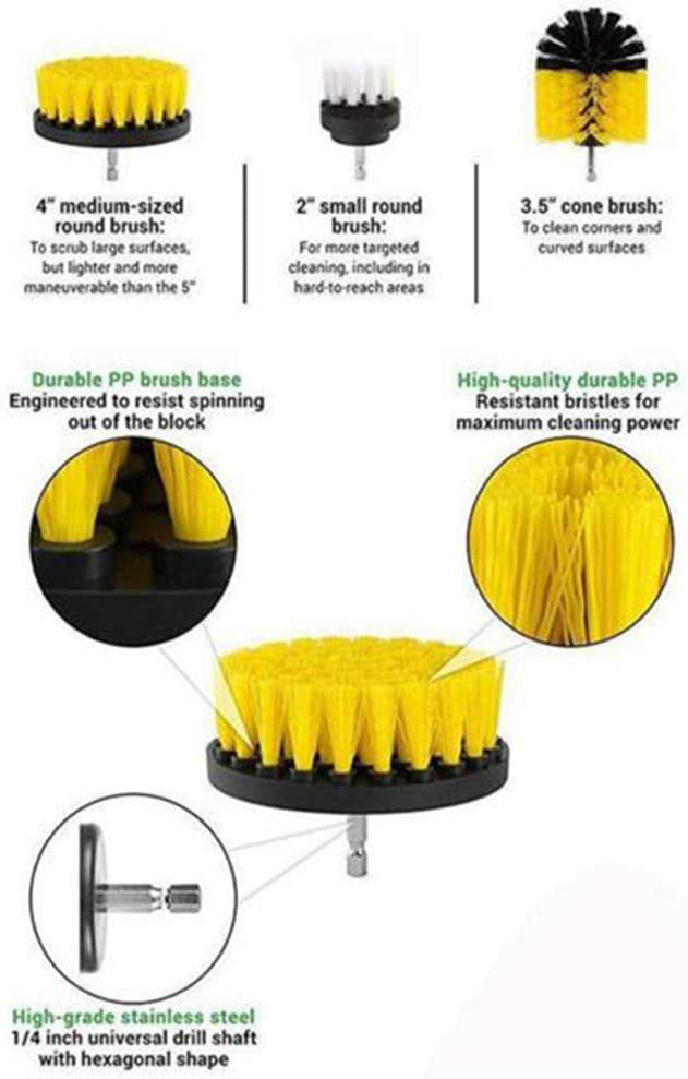 Power Scrubber Brush Set - Saadstore