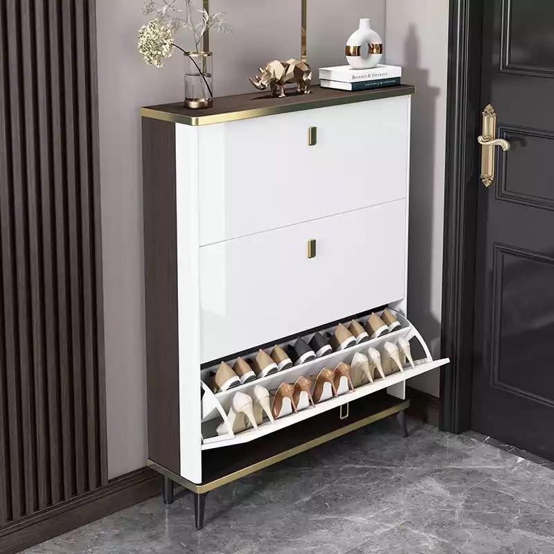 Italian-style luxury ultra-thin shoe cabinet