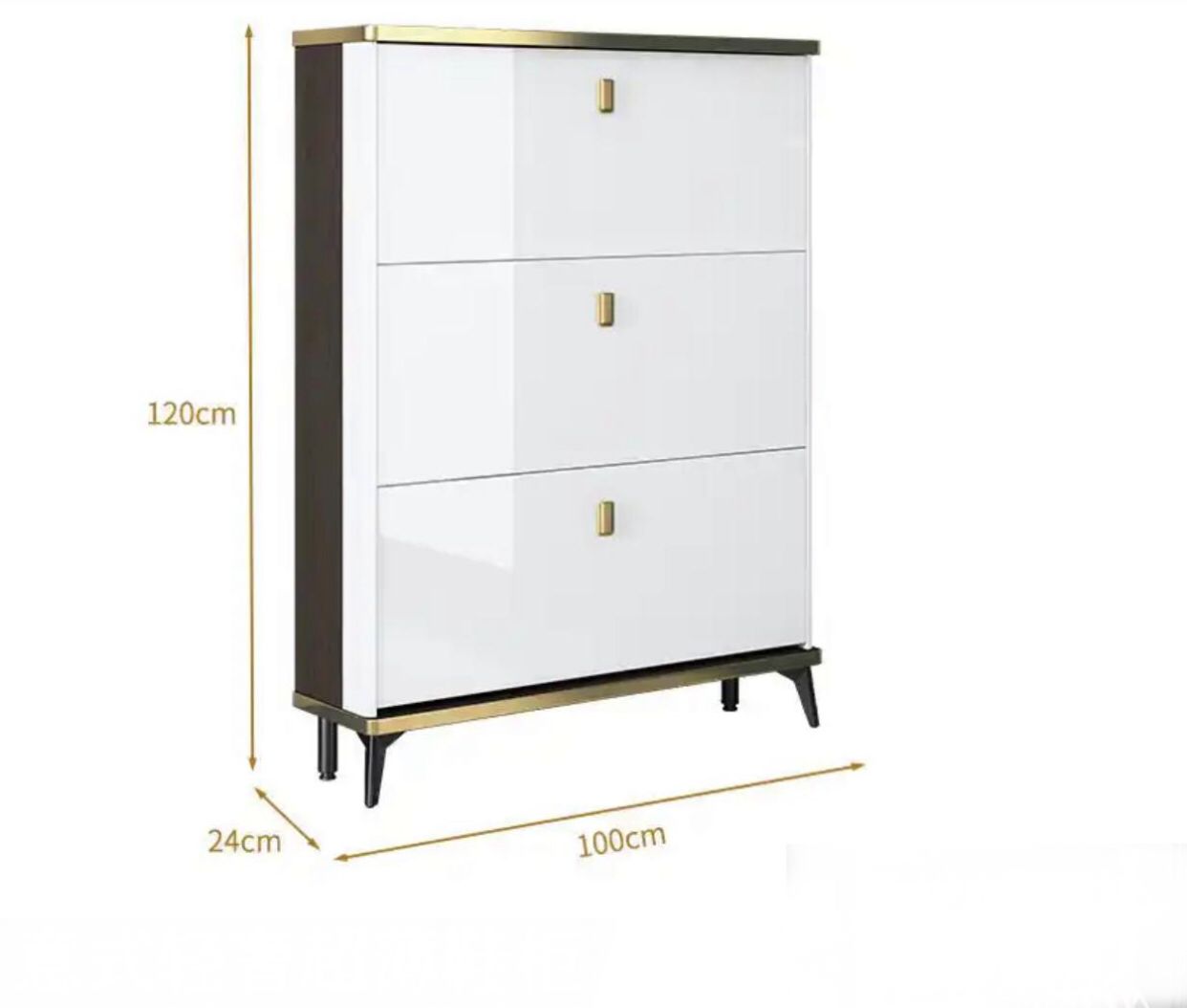 Italian-style luxury ultra-thin shoe cabinet