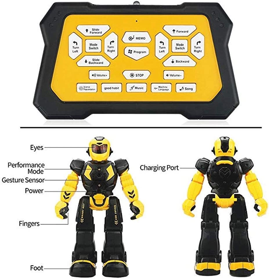 Gesture Sensor Programmable Robot with Infrared Controller