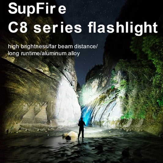 SUPFIRE Flashlight for Outdoor Camping Hiking Cycling