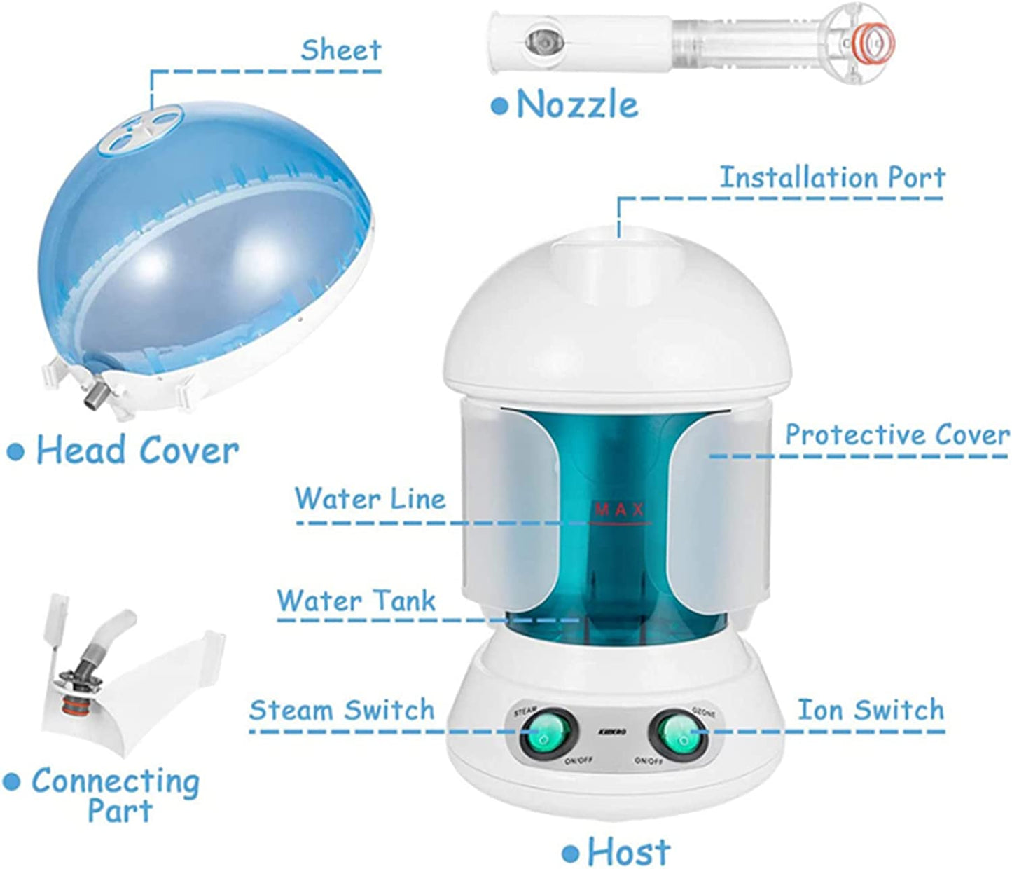 facial & hair Home Spa Steamer