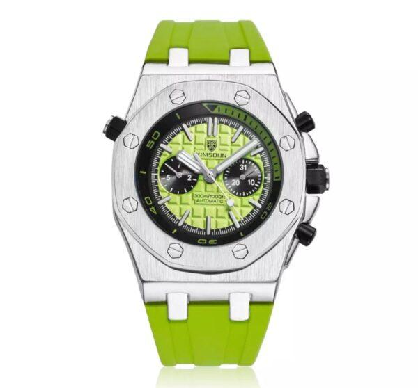 KIMSDUN  Camouflage Silicone Strap Quartz Men Watch