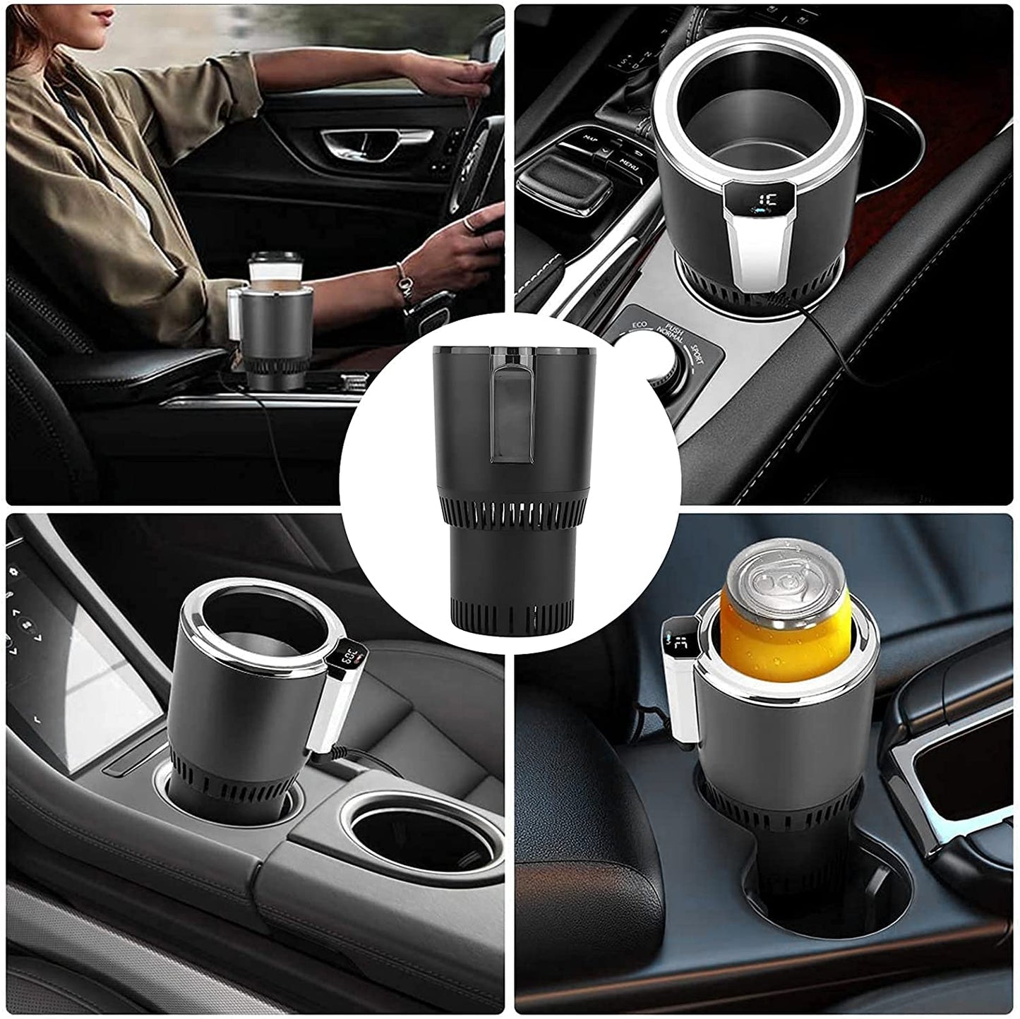 Smart Heating Cooling cup Holder for vehicle