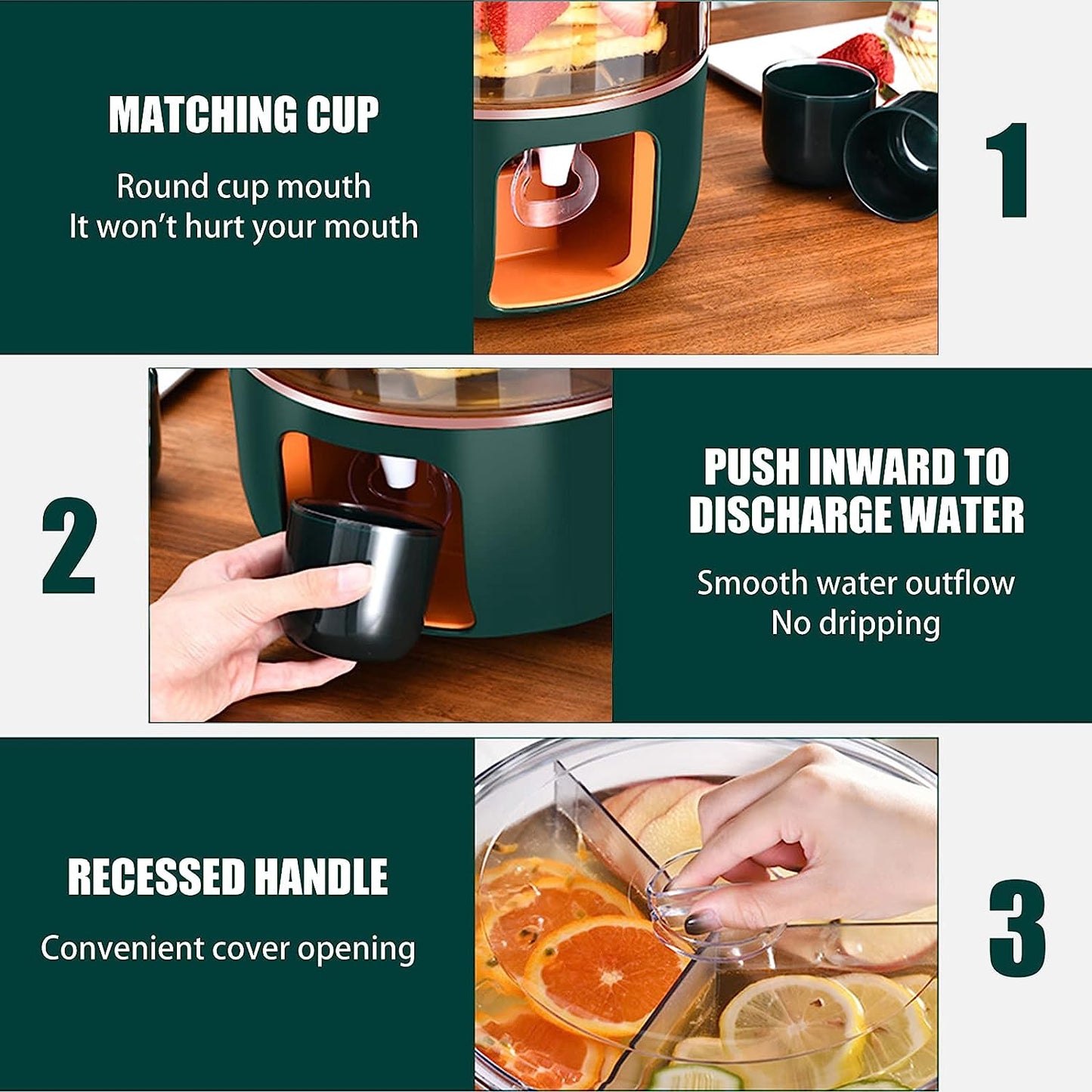 Rotating beverage dispenser