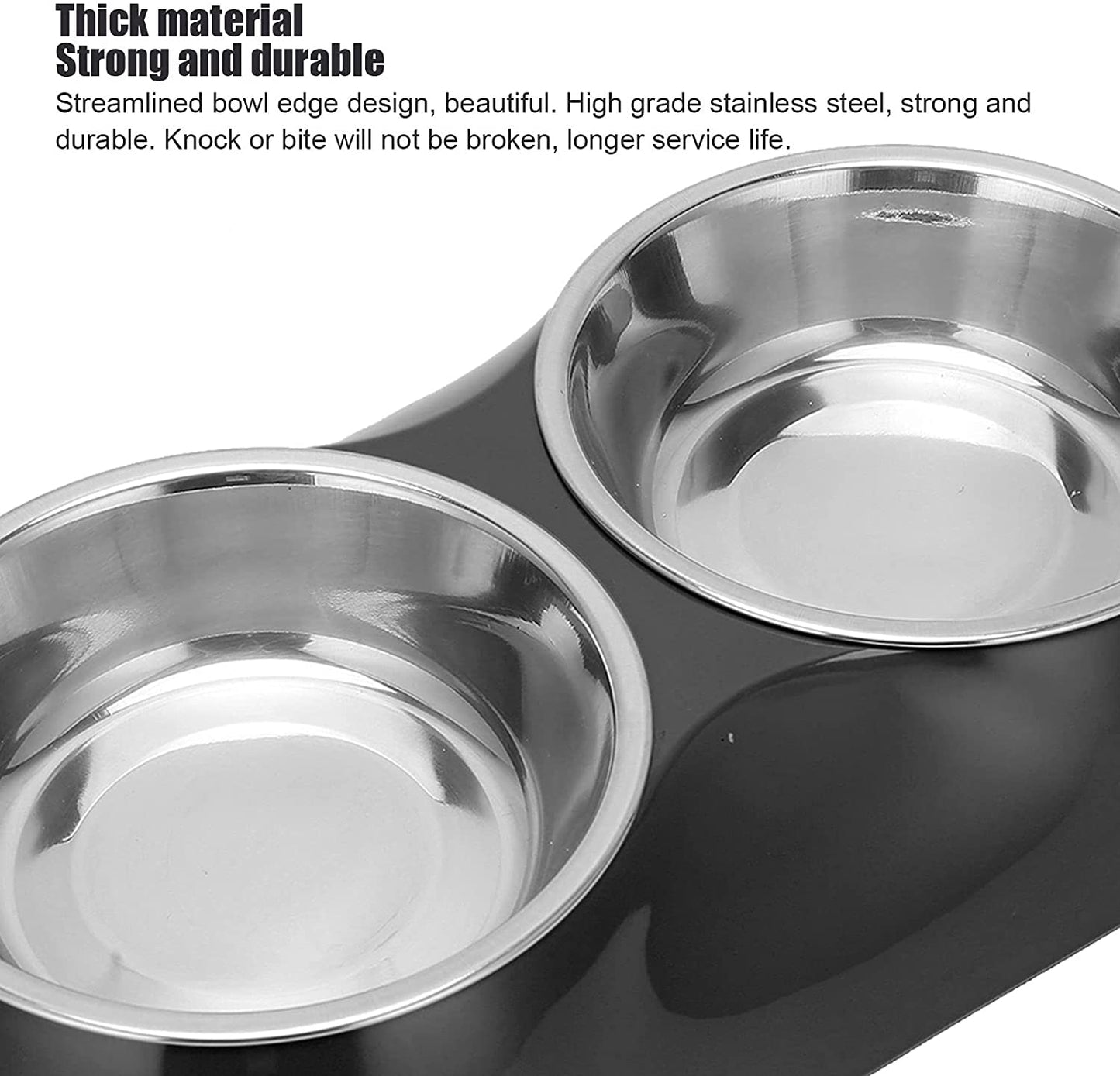 Double Bowl Feeding Dish for Dog & Cat