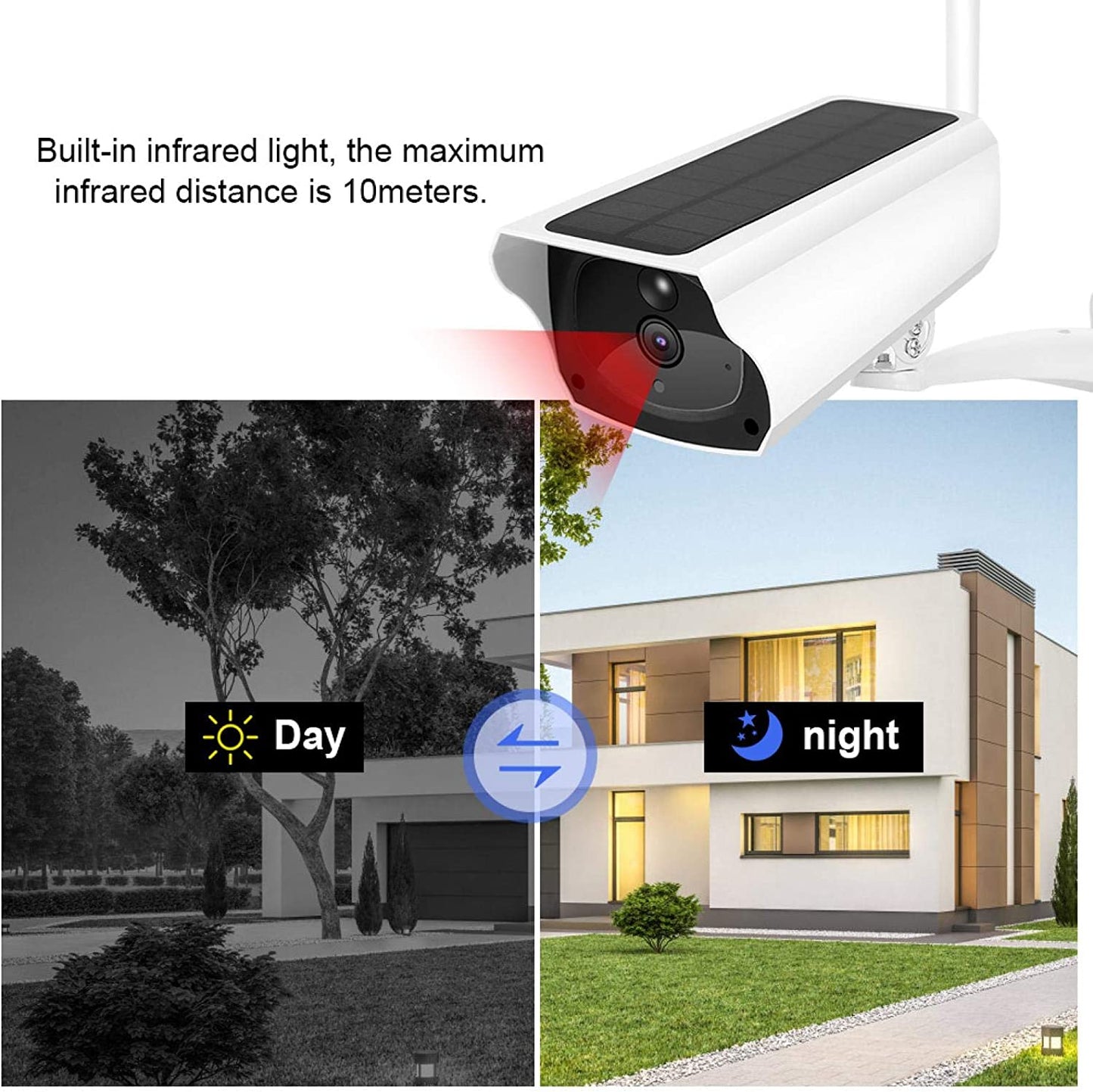 1080P Solar WIFI bullet camera