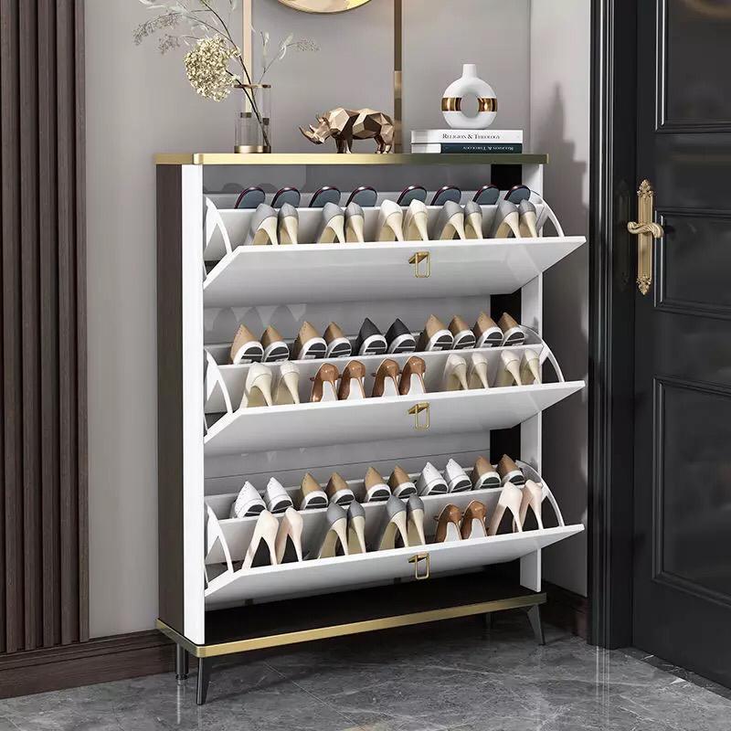 Italian-style luxury ultra-thin shoe cabinet