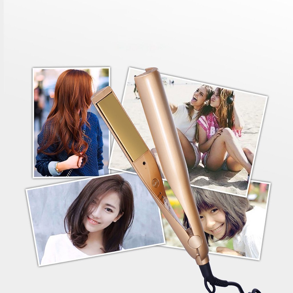 2-in-1 Straightening Curling Iron