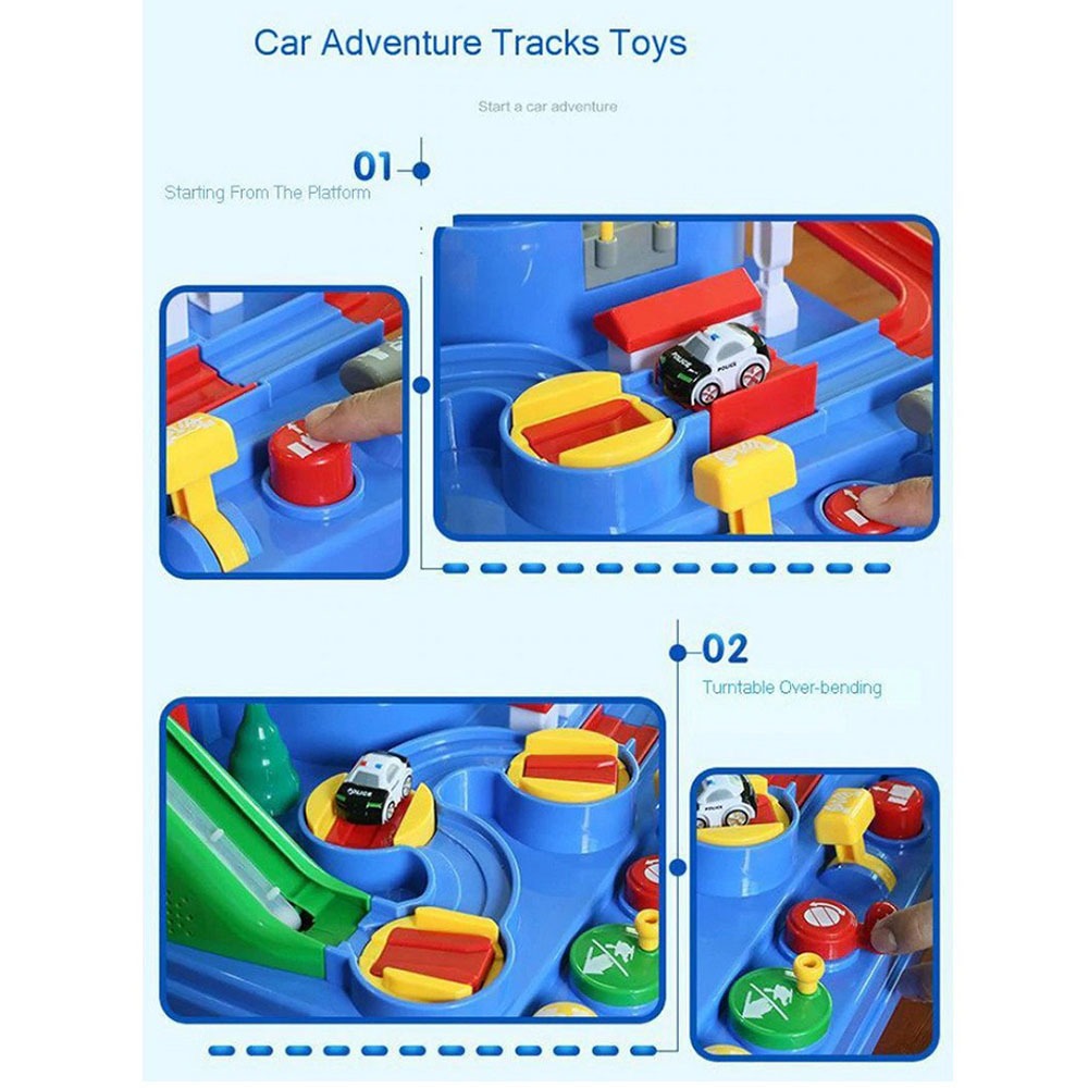 Vehicle Puzzle Car Track Playsets