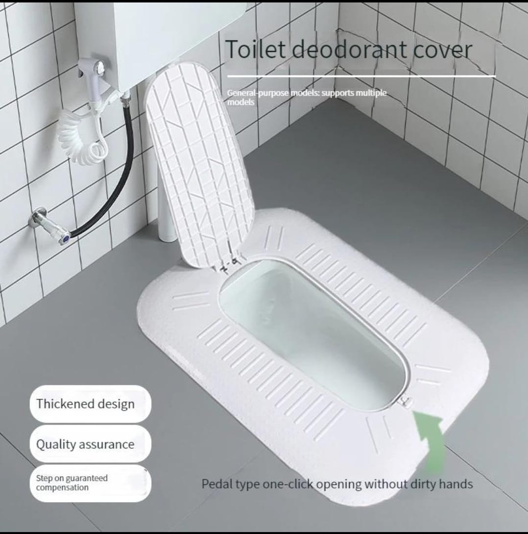 Toilet cover plate squatting pit cover