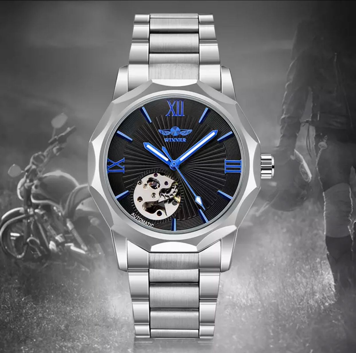 Winner Men's Automatic Luminous  Watch