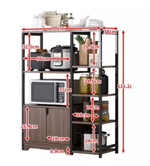 Multifunction kitchen shelf rack