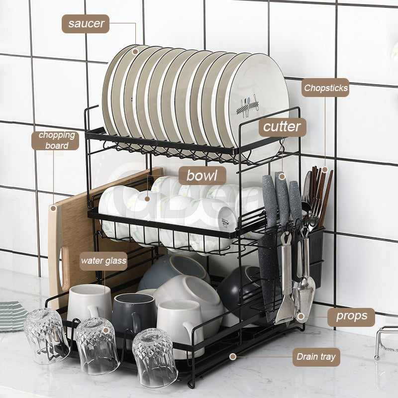 Multifunctional Storage Dish Rack